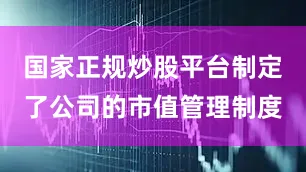 国家正规炒股平台制定了公司的市值管理制度