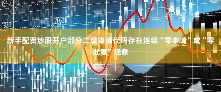 新手配资炒股开户部分二级申请代码存在连续“零申请”或“零批复”现象